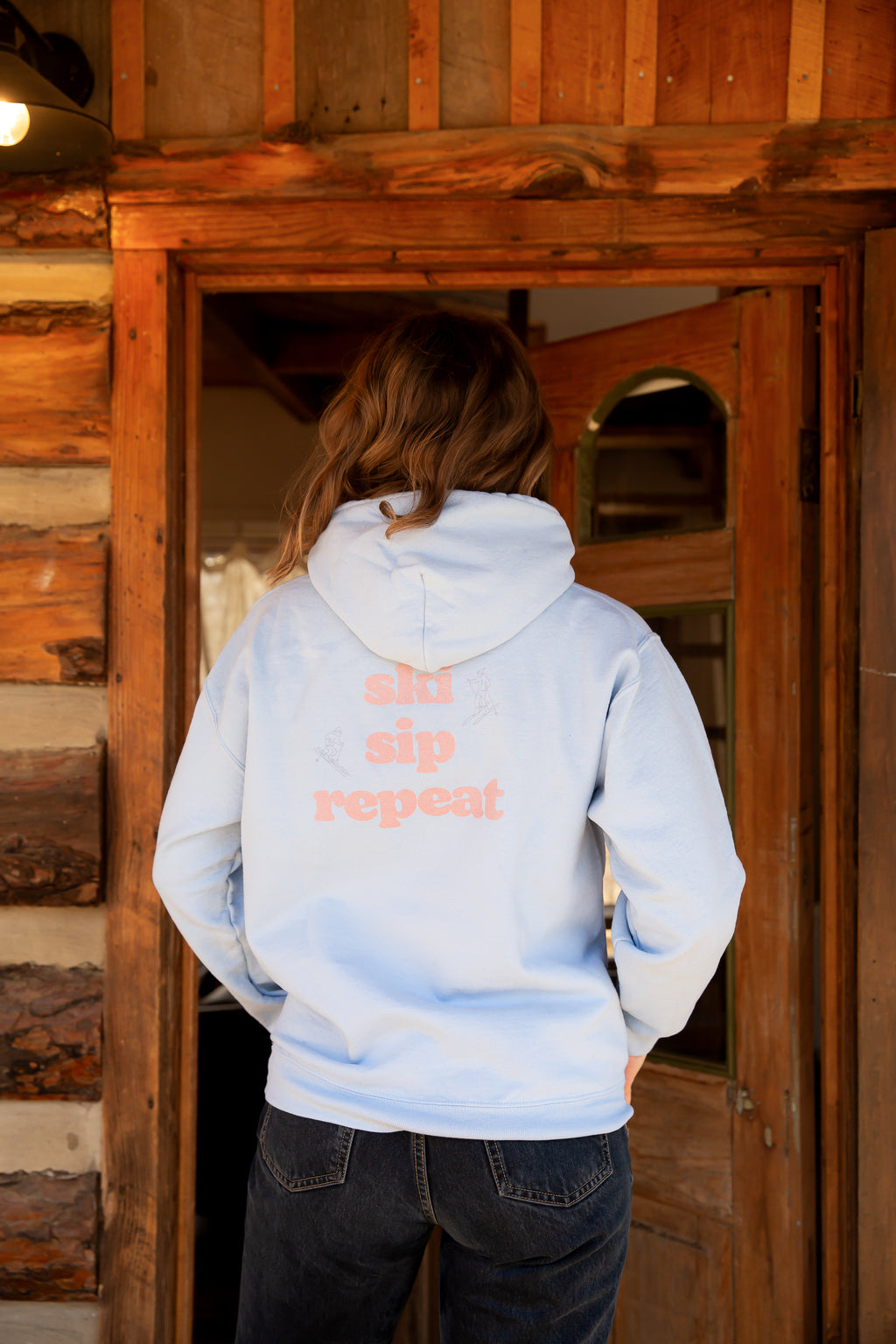 Ski Sip Repeat Hooded Sweatshirt