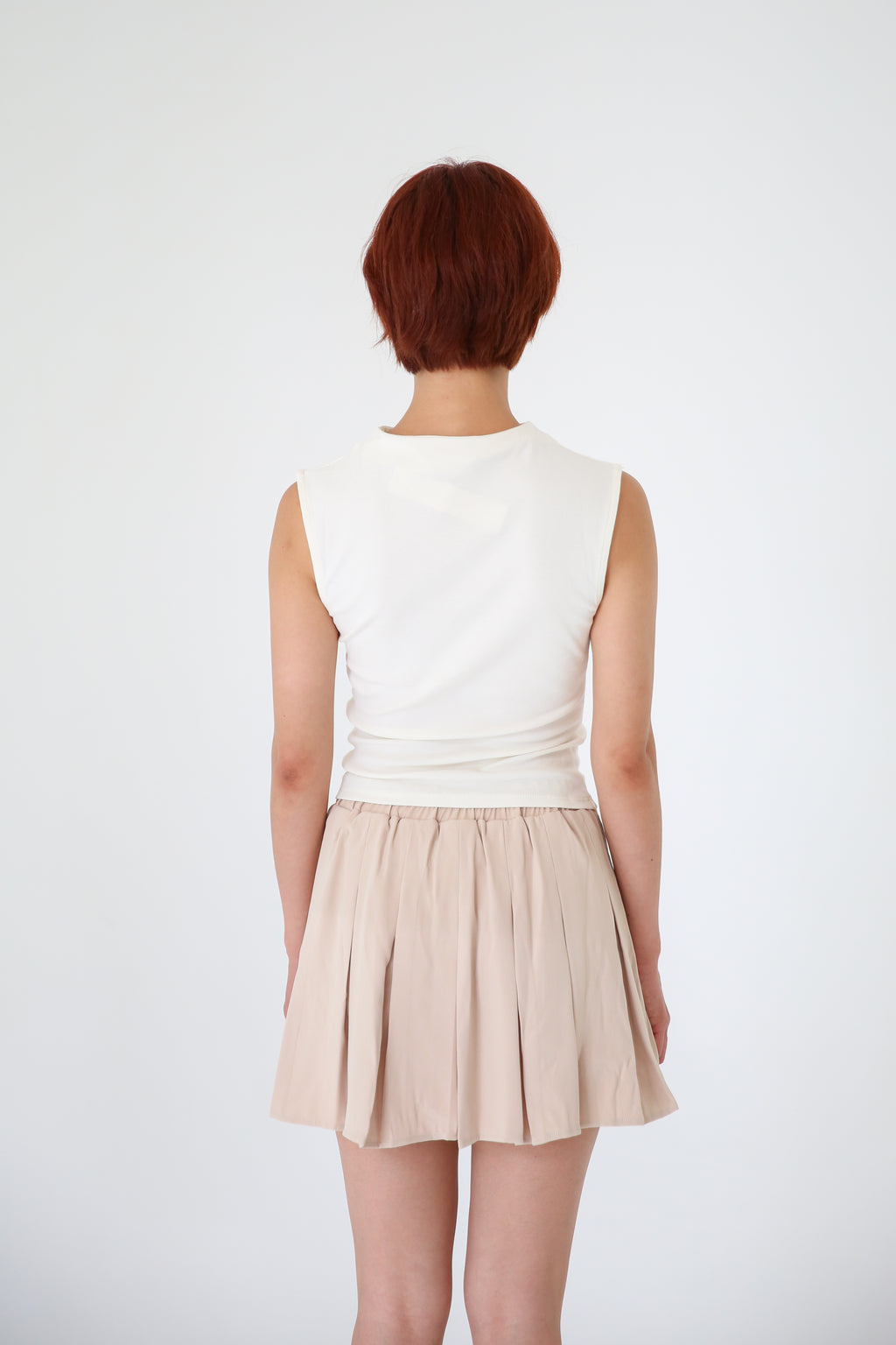 Mock Neck Cropped Knit