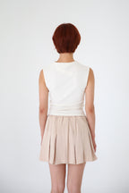 Mock Neck Cropped Knit