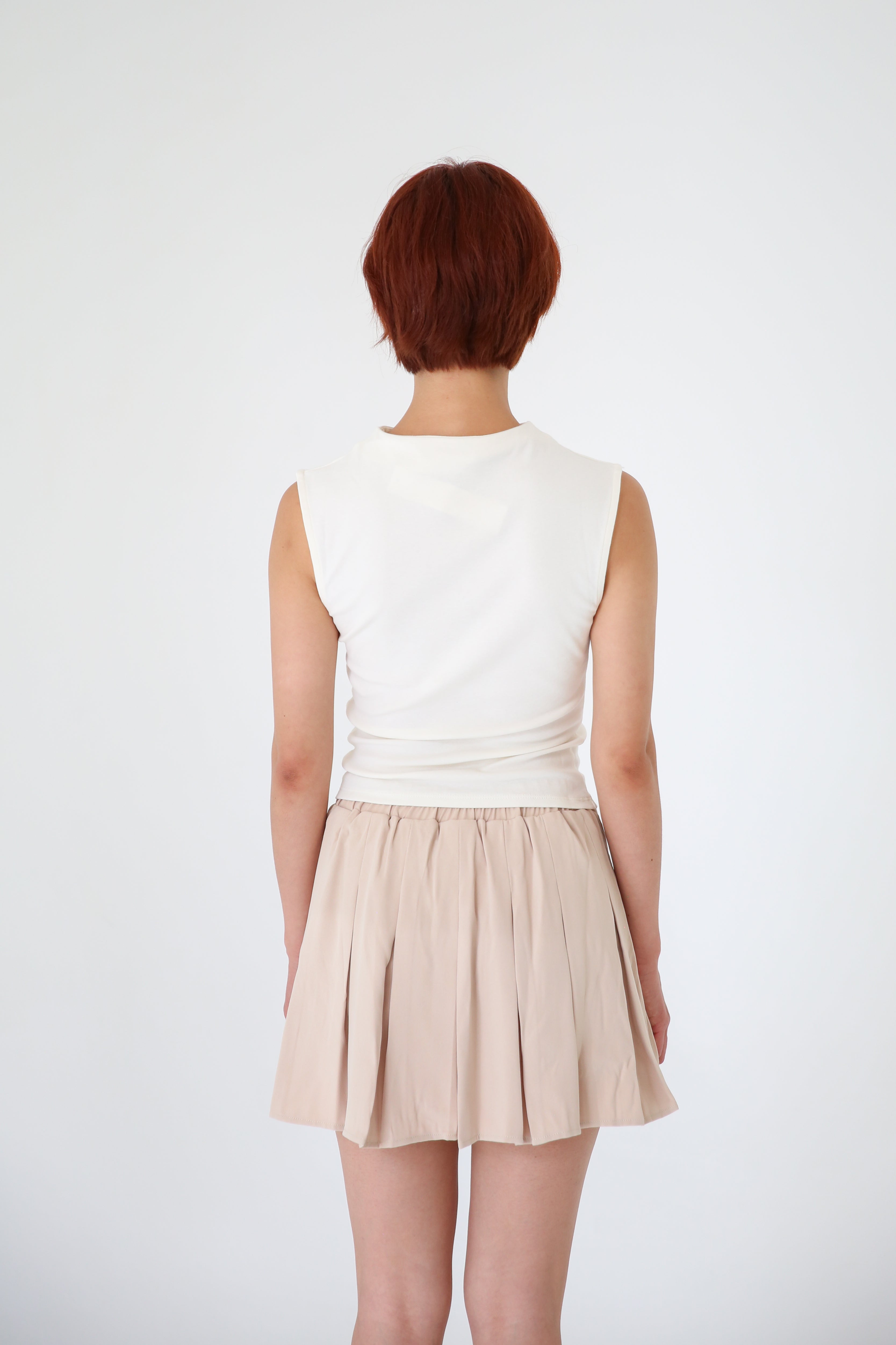 Mock Neck Cropped Knit