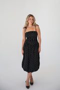 Ruched Drop Waist Dress
