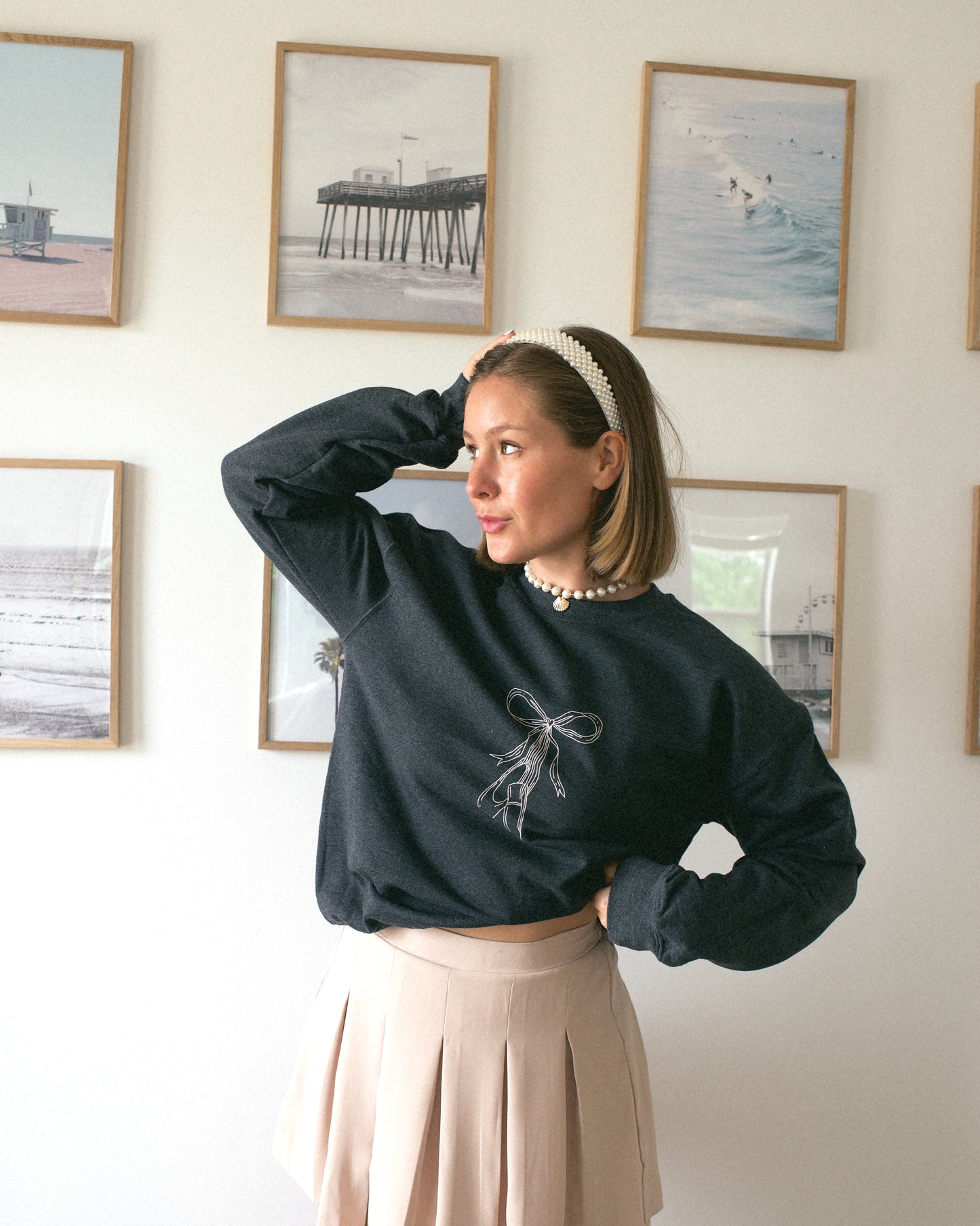 Ballet Bows Crewneck