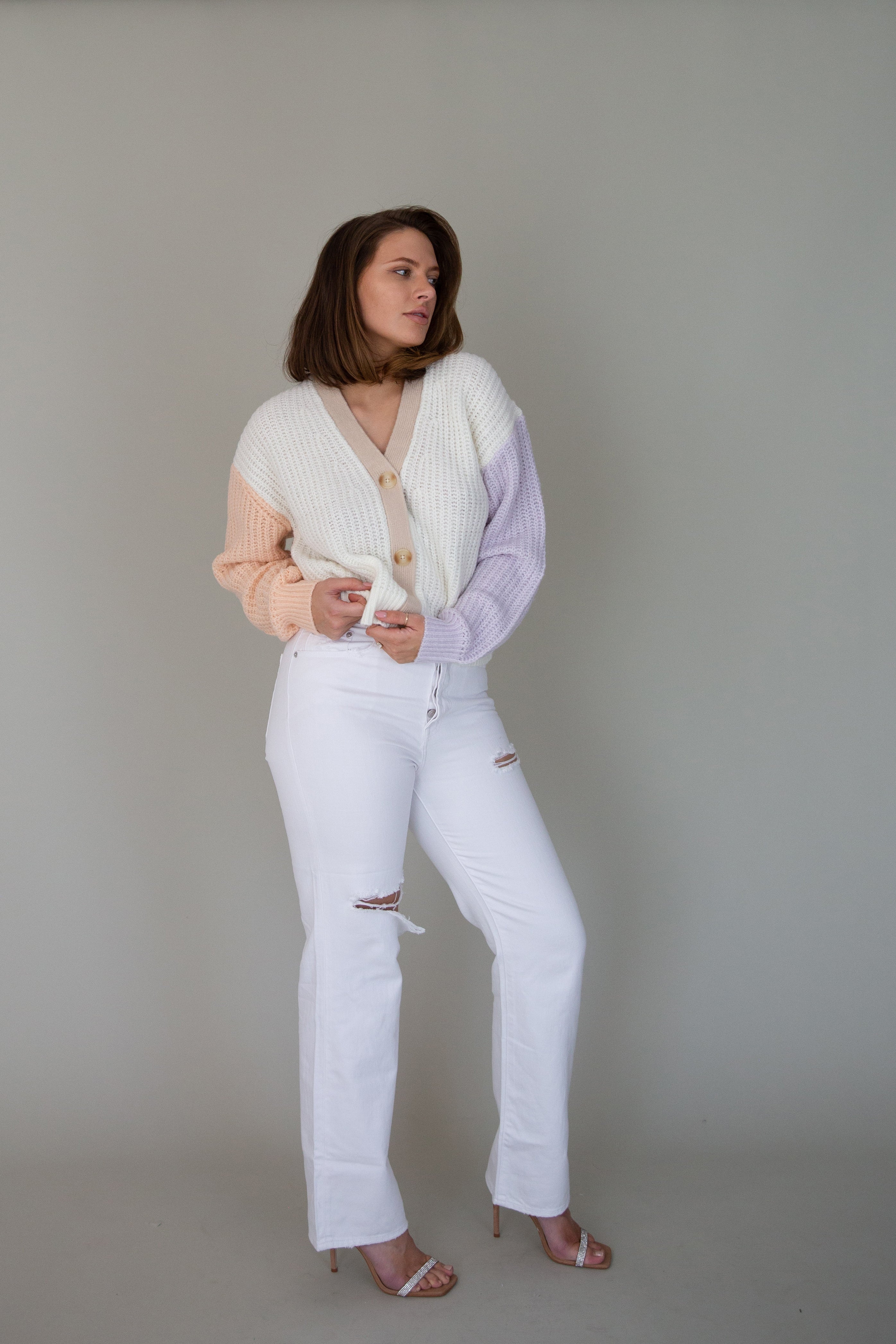 Drop Shoulder Cardigan